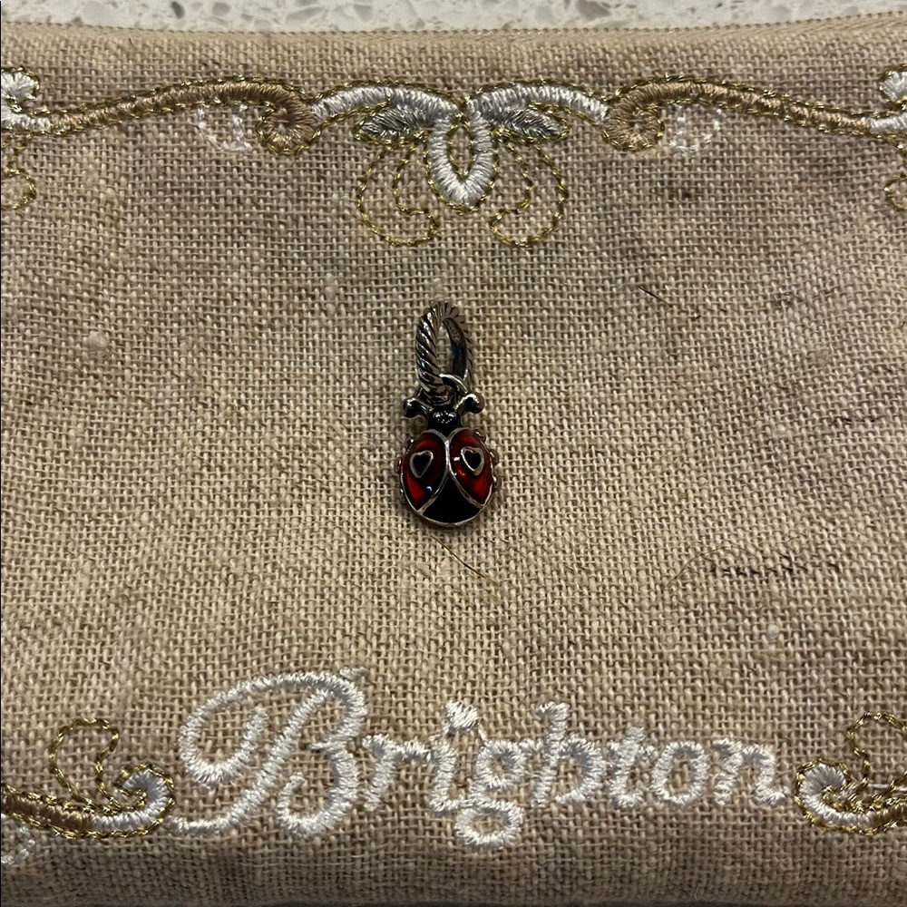 Red and Black Ladybug Bracelet Charm